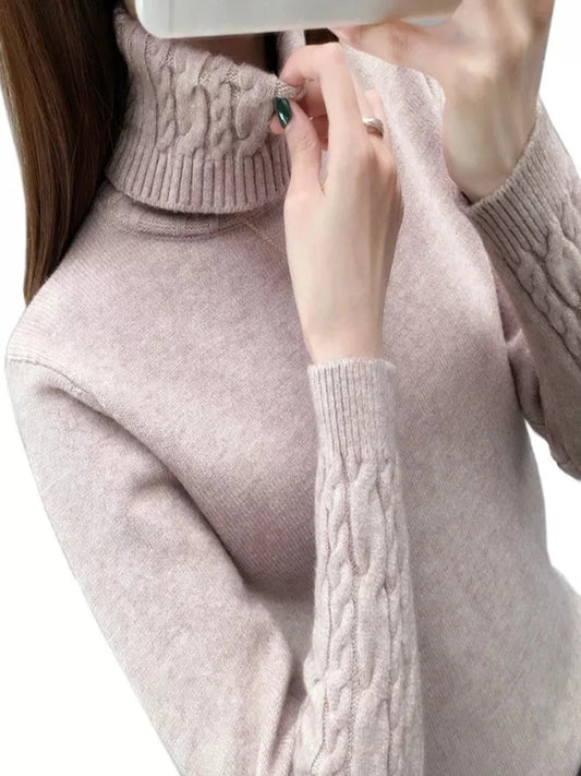 Women Turtleneck Pullover