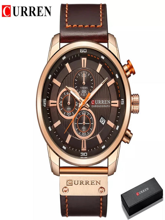 Montre chronographe CURREN pour hommes