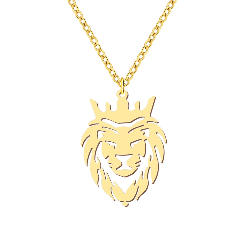 Stainless Steel Necklaces Lion King