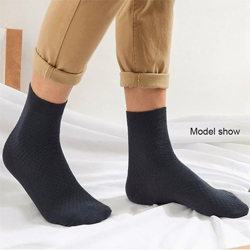 10 Lot Men Bamboo Fiber Socks