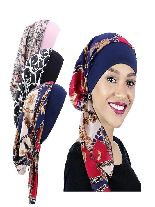 Women Silk Headscarf