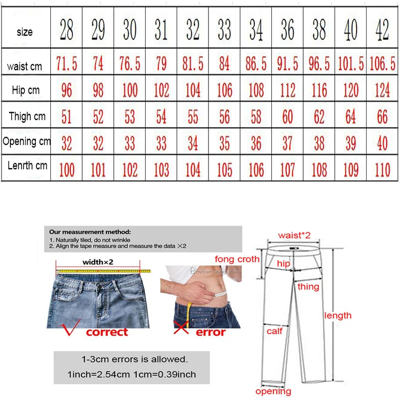 Gescheurde denimbroek voor heren