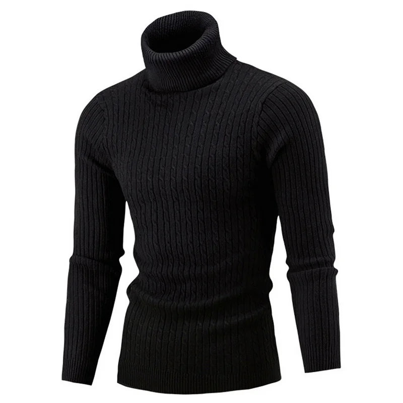 ANIMAL GAME Turtleneck Thick Sweater