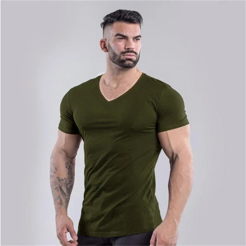 Katoenen T-shirt - Slim-fit