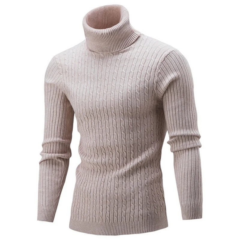 ANIMAL GAME Turtleneck Thick Sweater