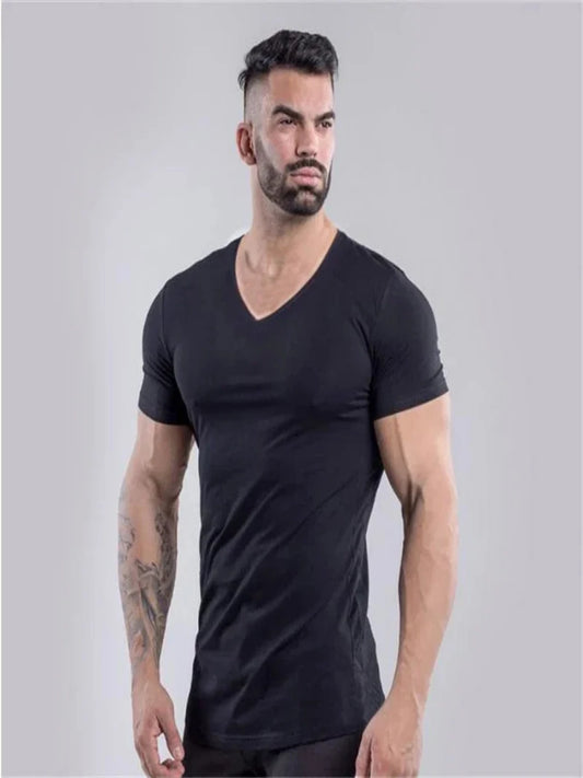 Katoenen T-shirt - Slim-fit