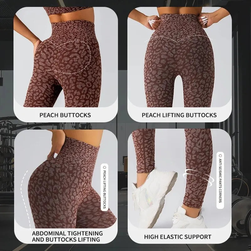 Broek met luipaardprint