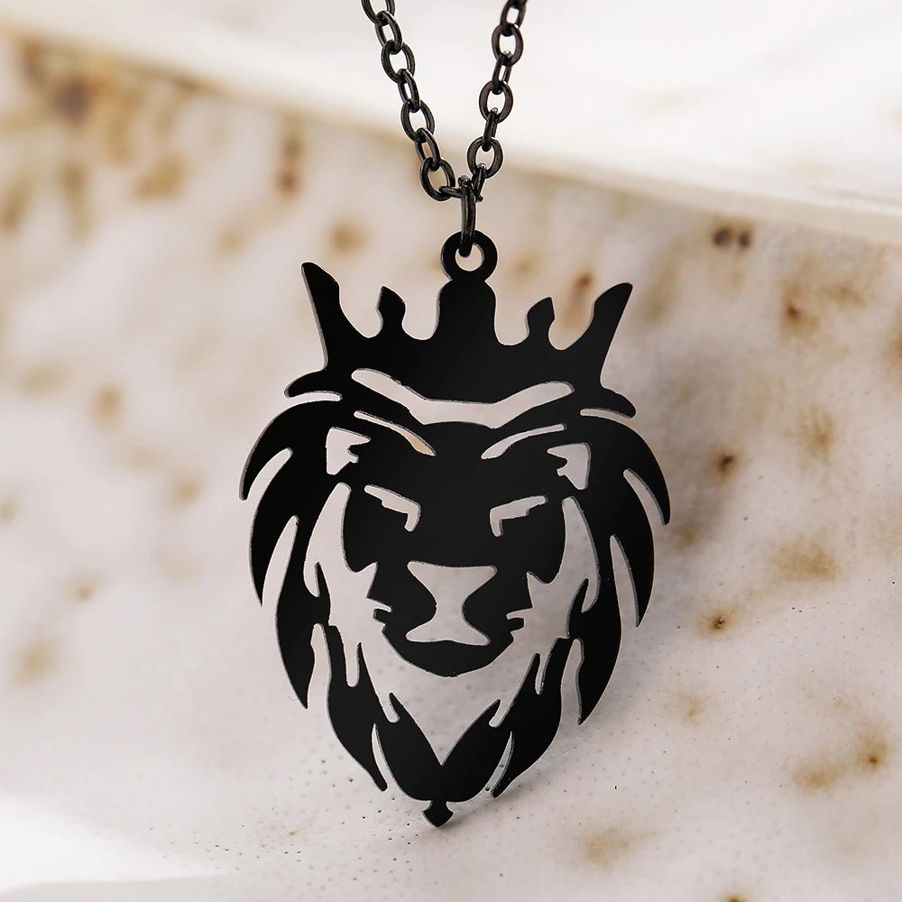 Stainless Steel Necklaces Lion King