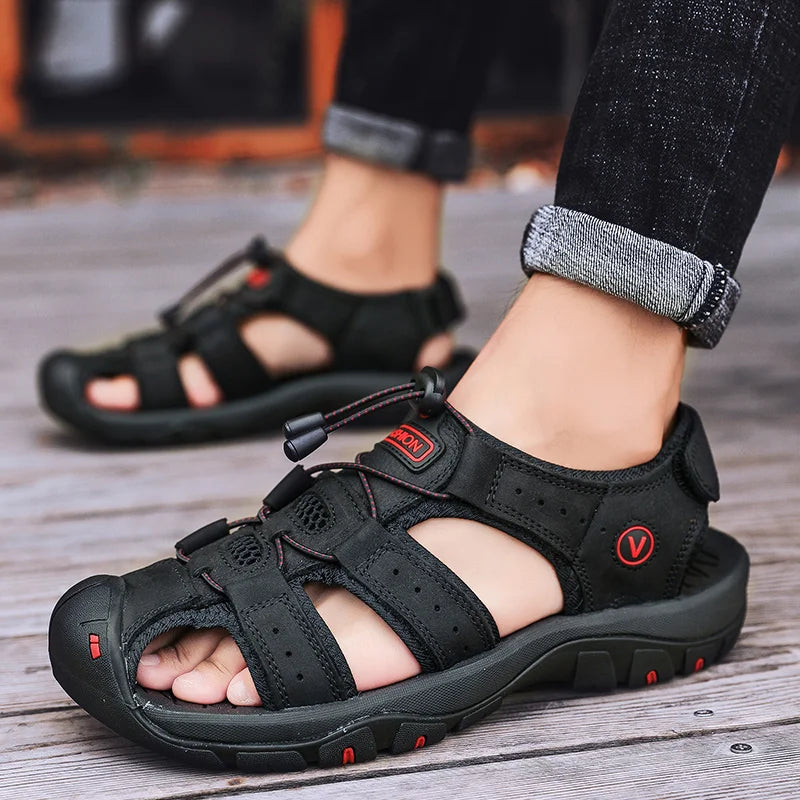 Men Leather Sandals