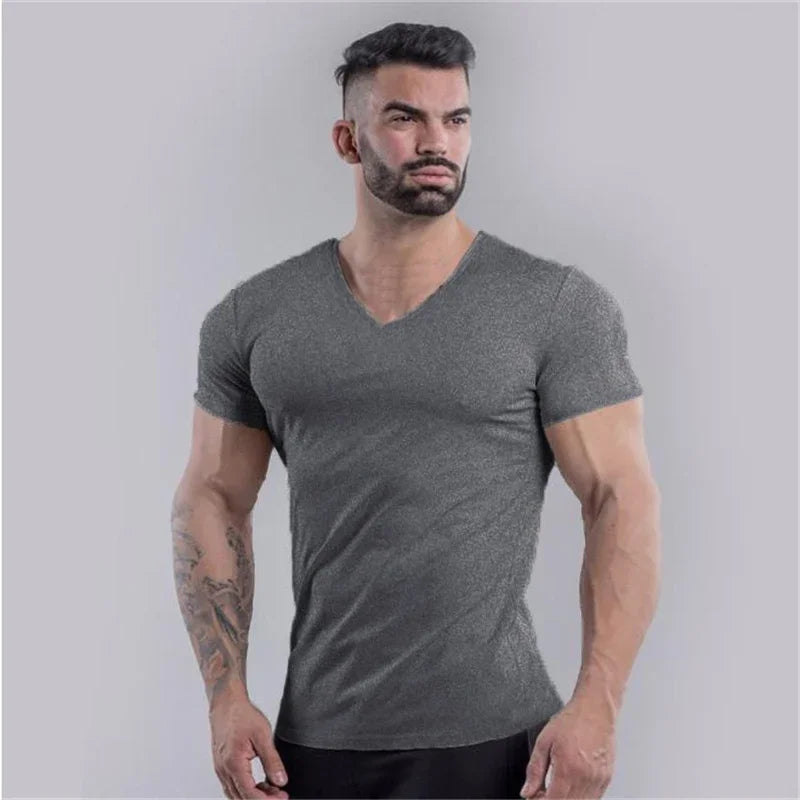 Katoenen T-shirt - Slim-fit